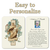 Maria und Jesus Beerdigung Gedenkkarte Gebet Heili