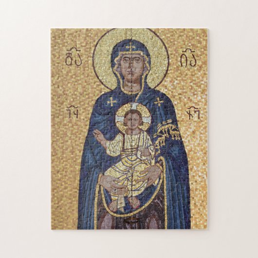Maria und Jesus Mosaik Puzzle (Vertikal)