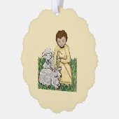 Maria und Jesus Ornament Karte (Links)