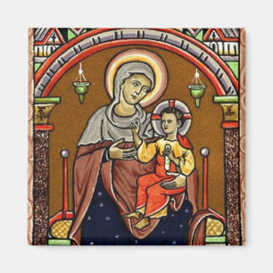Maria und Jesus Vintage Magnet
