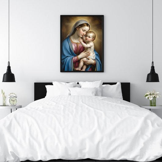 Maria und Jesuskind Poster