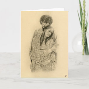 Maria und Josef Card Feiertagskarte