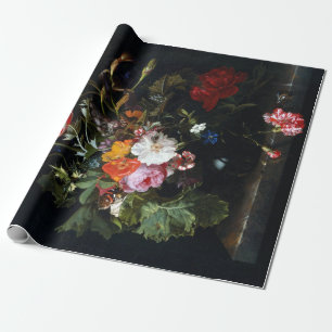 Maria van Oosterwyck Blumenstrauß in einer Vase Geschenkpapier