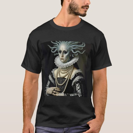 Maria Von EctoTen'tacles ein gruseliger Bürger von T-Shirt (Vorderseite)
