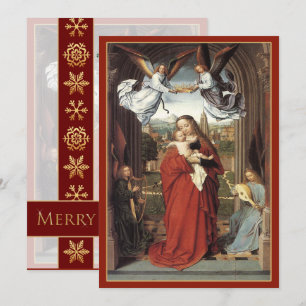 Maria von Engeln gekrönt - Vintage Weihnachten