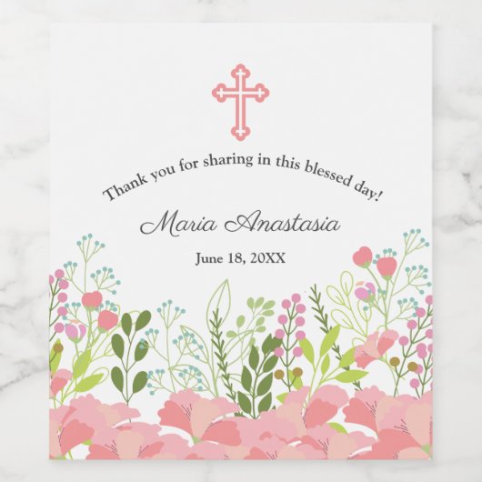 Maria Weinflasche Weinetikett (Einzelnes Label)