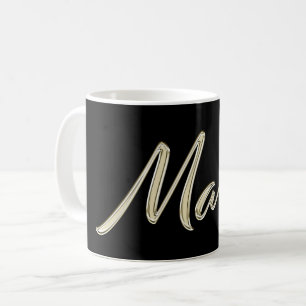Maria white gold Handwriting Tasse Kaffeetasse