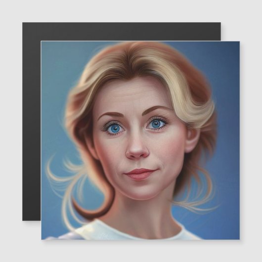 Maria Zakharova Magnetkarte (Vorne/Hinten)