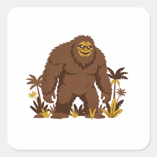 Mariabann Quadratischer Aufkleber (Vorderseite)