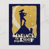 Mariachi am Dach Postkarte (Vorderseite)