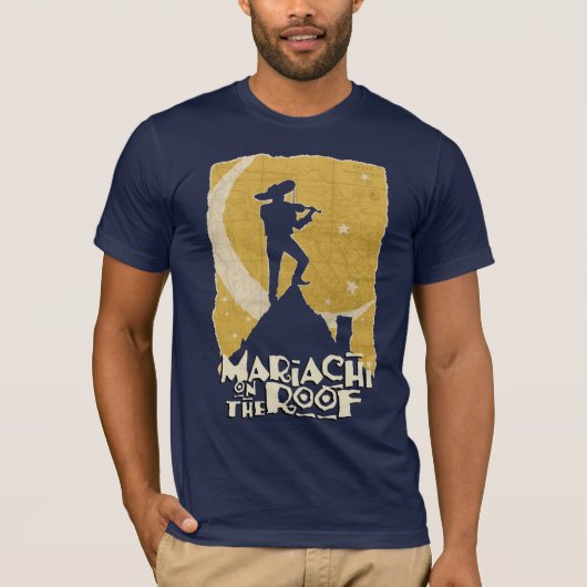 Mariachi auf dem Dach T-Shirt (Vorderseite)