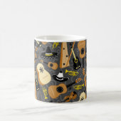 Mariachi Band Cartoon Instruments Kaffeetasse (Mittel)