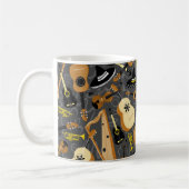 Mariachi Band Cartoon Instruments Kaffeetasse (Links)