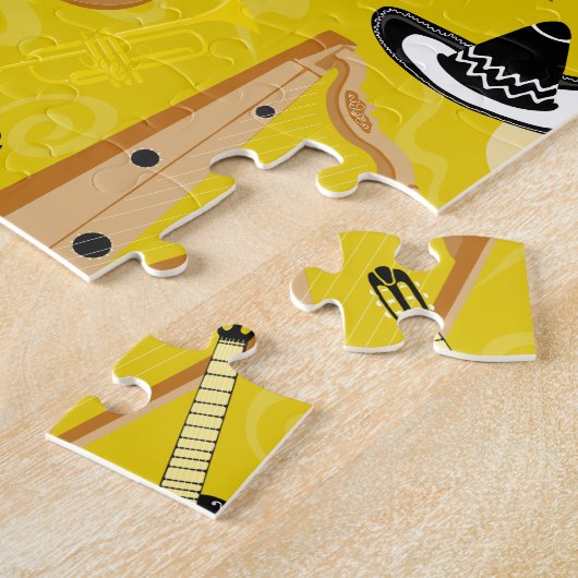 Mariachi Band Instruments Puzzle (Seite)