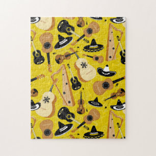 Mariachi Band Instruments Puzzle