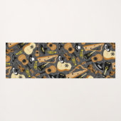 Mariachi Band Pattern Yogamatte (Rückseite (Horizontal))