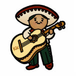 Mariachi bemannen auf dem Umhang Freistehende Fotoskulptur<br><div class="desc">wenig Stückchen des lateinischen soulh auf dem floorh.</div>