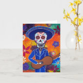 MARIACHI CARD KARTE (Gelbe Blume)