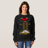 Mariachi Charro Cinco De Mayo Kostüm Sweatshirt (Vorne ganz)