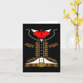 Mariachi Charro Mexikanisches Kostüm für Cinco de Karte (Gelbe Blume)