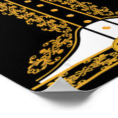 Mariachi Charro Mexikanisches Kostüm für Cinco de  Poster (Ecke)