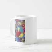MARIACHI DIA DE LOS MUERTOS BAILAR KAFFEETASSE (Vorderseite Links)