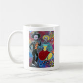 MARIACHI DIA DE LOS MUERTOS BAILAR KAFFEETASSE (Links)