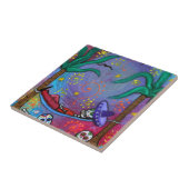 Mariachi Dia de Los Muertos Siesta durch Prisarts Fliese (Seite)