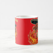 Mariachi-Drachen-Salsa Kaffeetasse (Mittel)