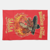 Mariachi Dragon Salsa Geschirrtuch (Horizontal)