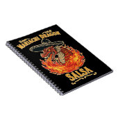 Mariachi Dragon Salsa Notizblock (Rechte Seite)