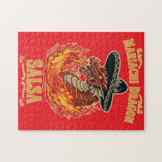 Mariachi Dragon Salsa Puzzle (Horizontal)