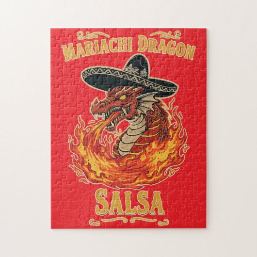 Mariachi Dragon Salsa Puzzle (Vertikal)