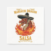 Mariachi Dragon Salsa Serviette (Vorderseite)