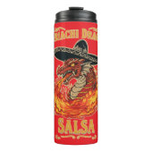 Mariachi Dragon Salsa Thermosbecher (Vorderseite)