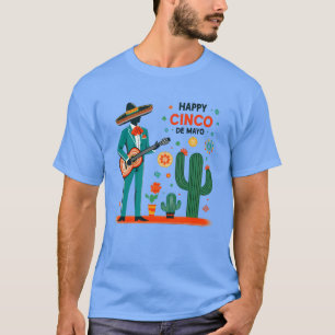 Mariachi-Feier – Frohes Cinco de Mayo T-Shirt