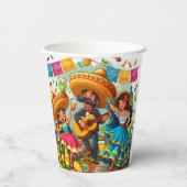 Mariachi Fiesta  Pappbecher (Rückseite)