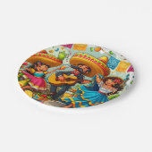 Mariachi Fiesta  Pappteller (Schrägansicht)
