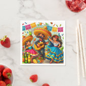 Mariachi Fiesta Serviette (Beispiel)
