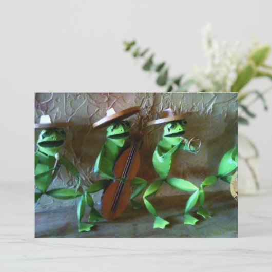 MARIACHI GONE WILL INVITATION EINLADUNG (Stehend Vorderseite)