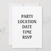 MARIACHI-GRENZBINDUNG EINLADUNG (Rückseite)