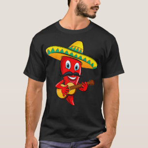 Mariachi Guitar Musician Premium, mexikanischer Ch T-Shirt