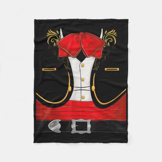 Mariachi Halloween-Kostüm Charro Cinco De Fleecedecke (Vorderseite)