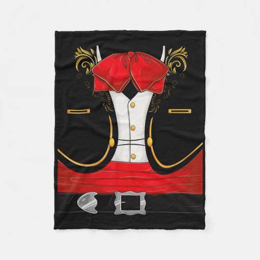 Mariachi Halloween-Kostüm Charro Cinco De Fleecedecke (Vorderseite)