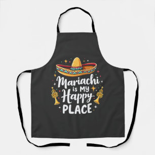 Mariachi ist mein Happy Place Mexico Music Saxopho Schürze