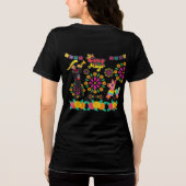 Mariachi magic nights black Tri-Blend shirt (Rückseite)