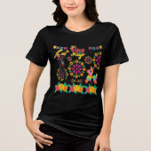 Mariachi magic nights black Tri-Blend shirt (Vorderseite)