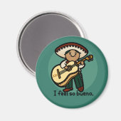 Mariachi-Magnet. Magnet (Vorderseite/Rückseite)