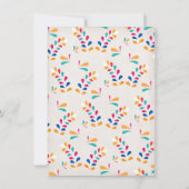 Mariachi Mexcian Fiesta Baby Showeinladung Einladung (Rückseite)