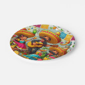 Mariachi Pappteller (Schrägansicht)